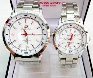 Jam Tangan Swiss Army Couple Warna Putih